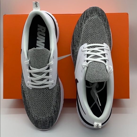 NIKE ODYSSEY REACT 2 FLYKNIT white/black men’s - Picture 4 of 16